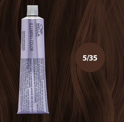 Illumina Color Hajfesték - 5/35 60ml Light Gold Mahogany Brown főképe